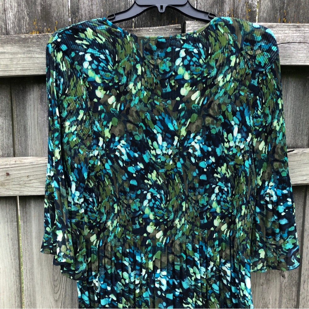Catherines Tunic Green Multi Color Size 2x - image 5